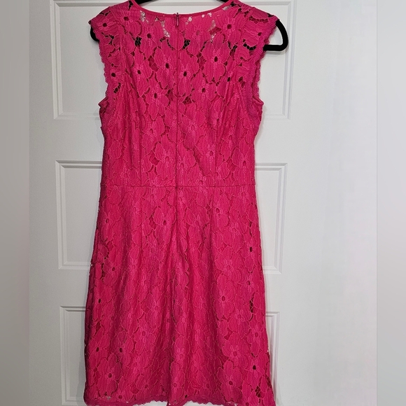 DB Established in 1962 Lace and Embroidered Flower Dress sz 8 - Picture 4 of 7